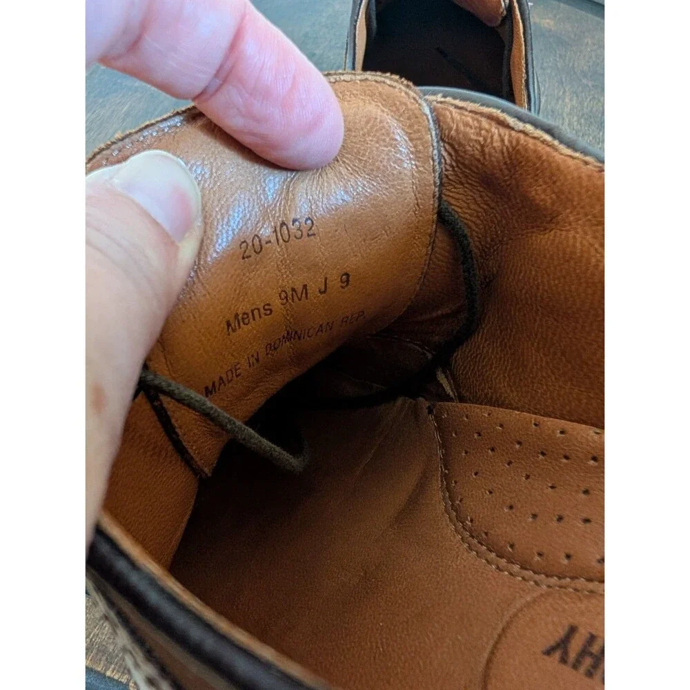 Johnston & Murphy 9 Saddle Shoes Oxfords Leather Suede Brown Formal Wedding Work
